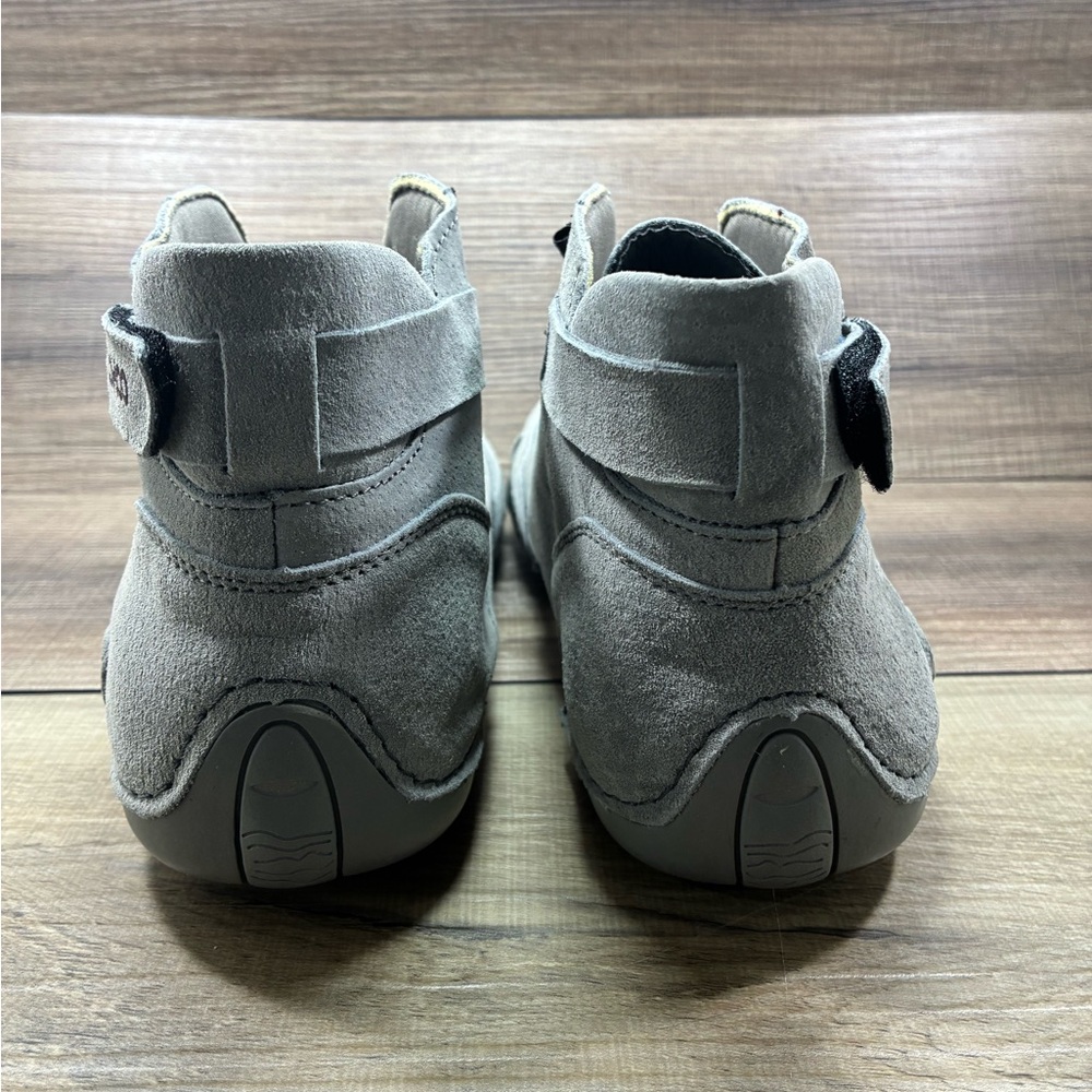 Clohoo Men's Lace-up Ankle Boots Slip-on Adjustable Gray Size 48 - Picture 7 of 10